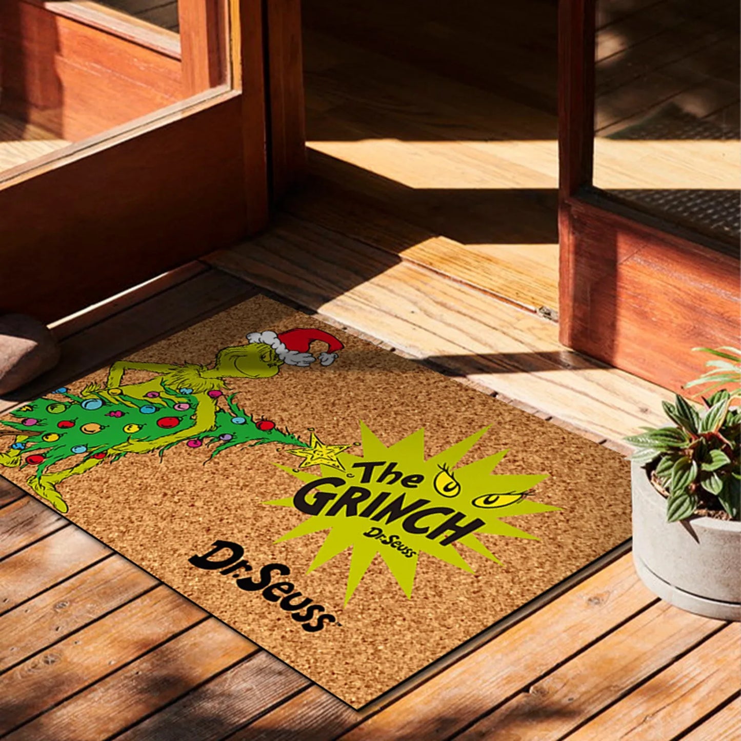 Christmas Welcome Door Mat – Funny, Non-Slip, and Durable Home Decor