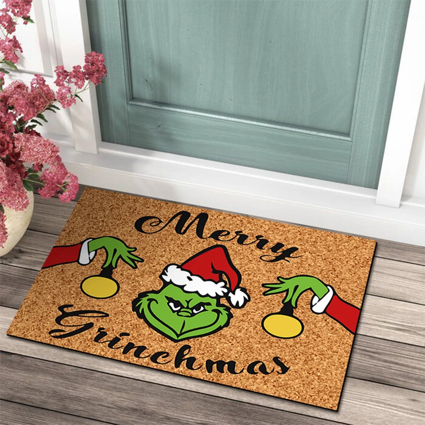 Christmas Welcome Door Mat – Funny, Non-Slip, and Durable Home Decor
