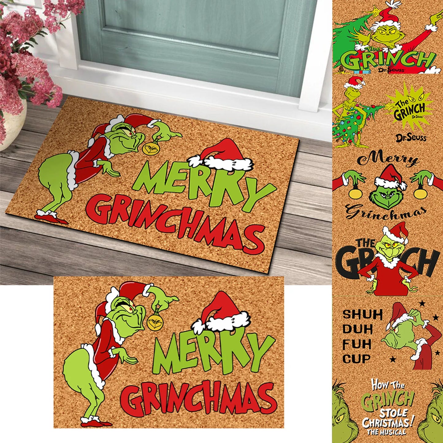 Christmas Welcome Door Mat – Funny, Non-Slip, and Durable Home Decor