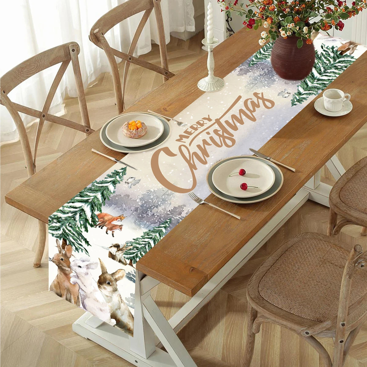 Christmas Table Runner – Festive Tablecloth & Home Decoration