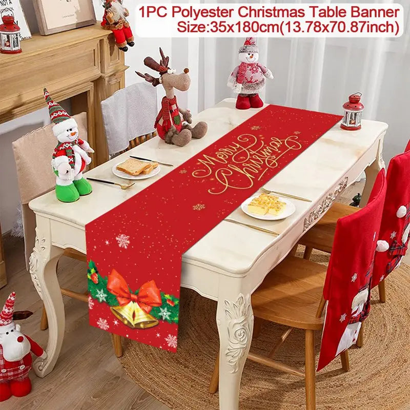 Christmas Table Runner – Festive Tablecloth & Home Decoration