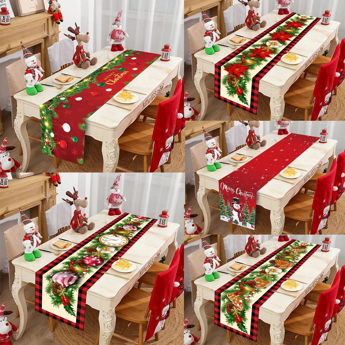 Christmas Table Runner – Festive Tablecloth & Home Decoration