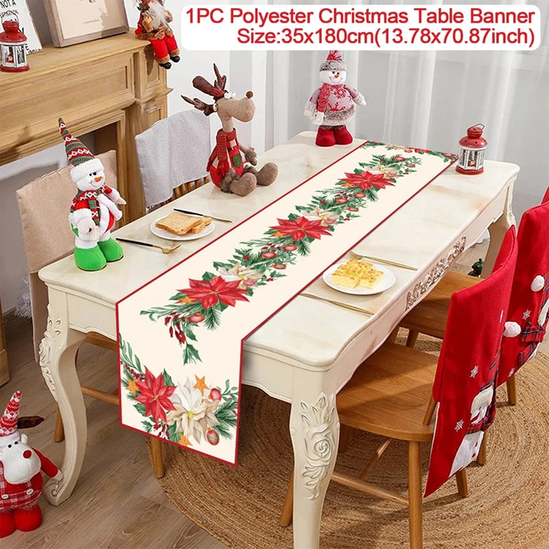 Christmas Table Runner – Festive Tablecloth & Home Decoration