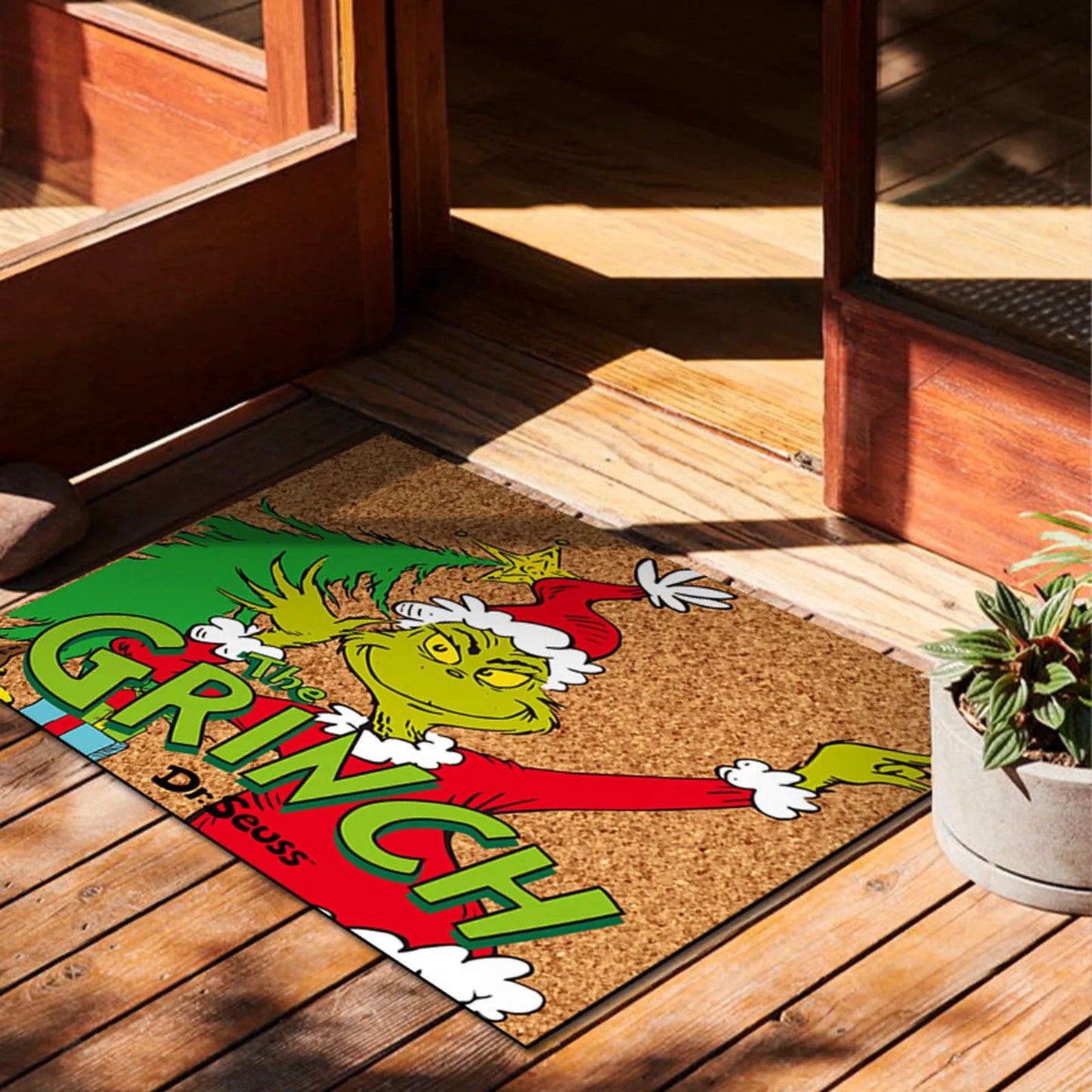 Christmas Welcome Door Mat – Funny, Non-Slip, and Durable Home Decor