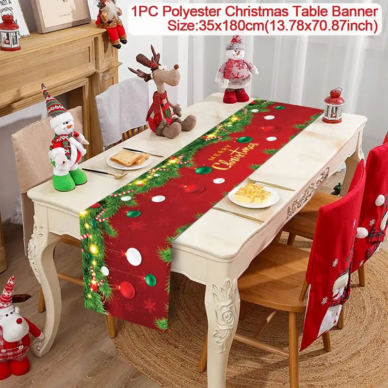 Christmas Table Runner – Festive Tablecloth & Home Decoration