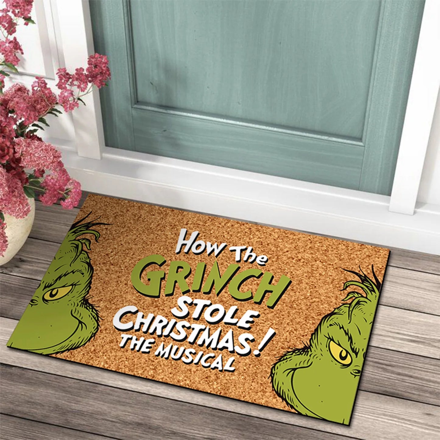 Christmas Welcome Door Mat – Funny, Non-Slip, and Durable Home Decor