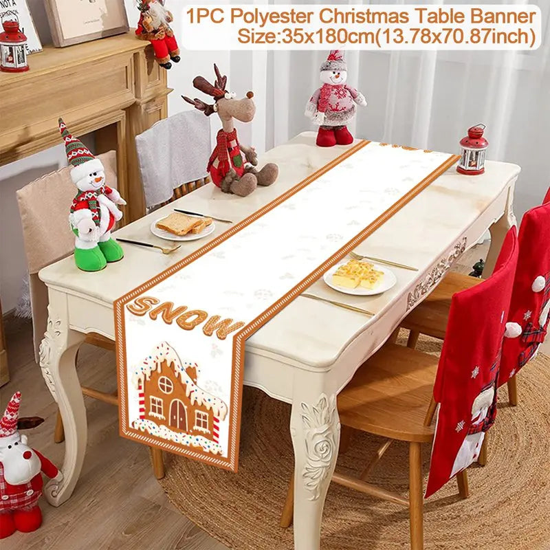 Christmas Table Runner – Festive Tablecloth & Home Decoration