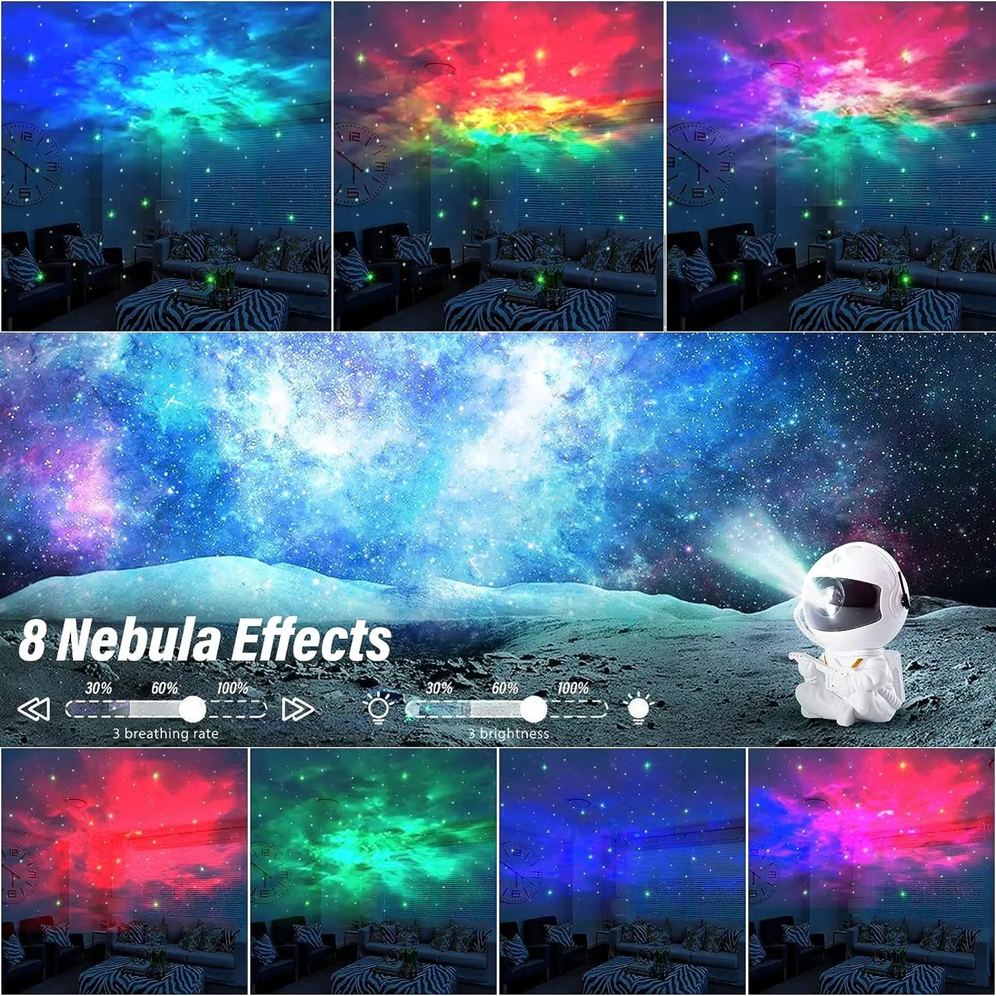 Star Projector Galaxy Night Light – Transform Your Space Into a Starry Wonderland!