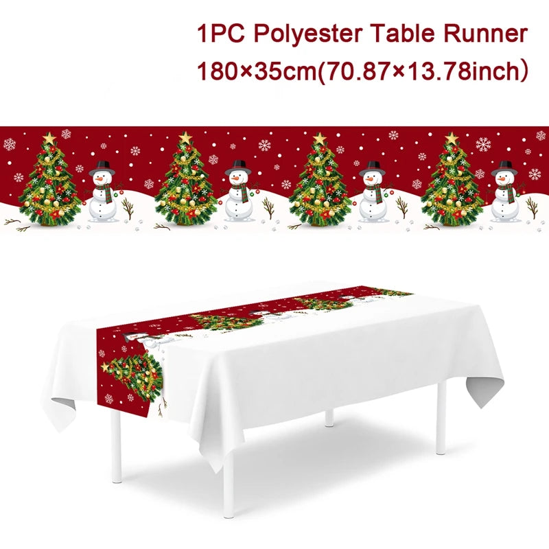 Christmas Table Runner – Festive Tablecloth & Home Decoration