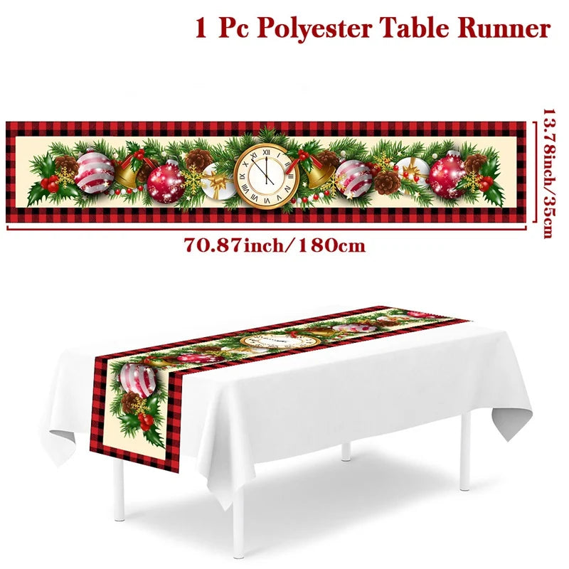 Christmas Table Runner – Festive Tablecloth & Home Decoration