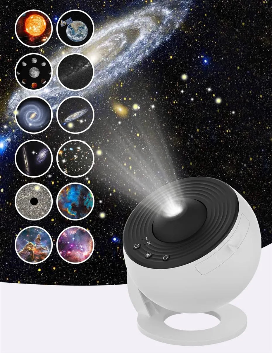 LED Galaxy Night Light Projector