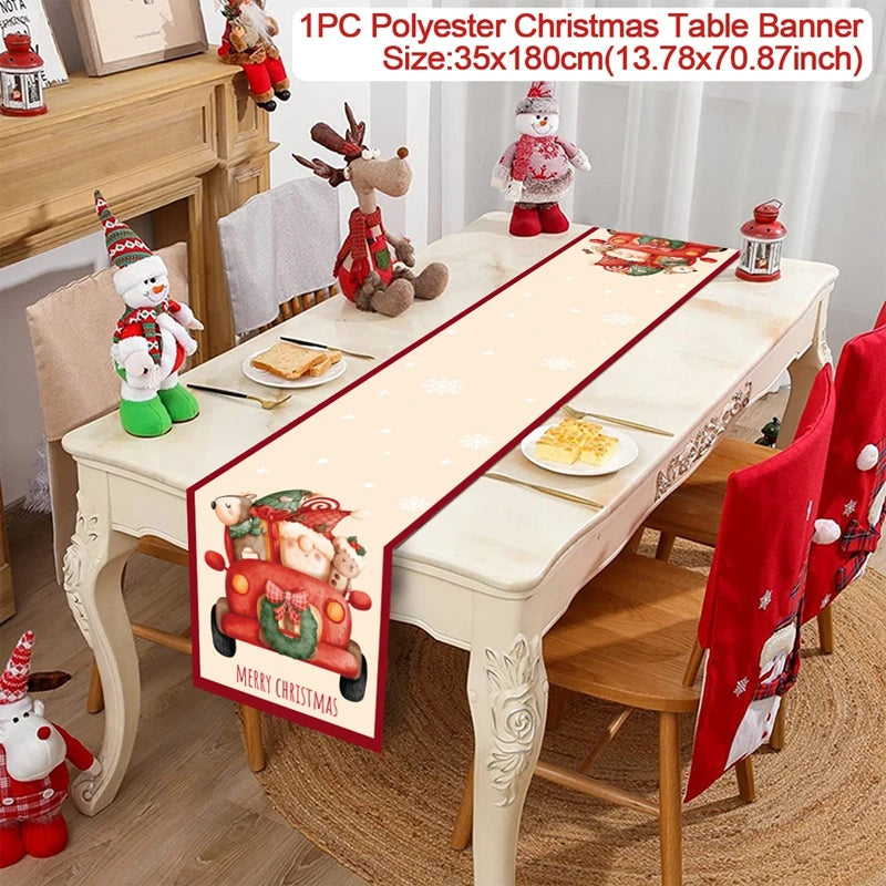 Christmas Table Runner – Festive Tablecloth & Home Decoration