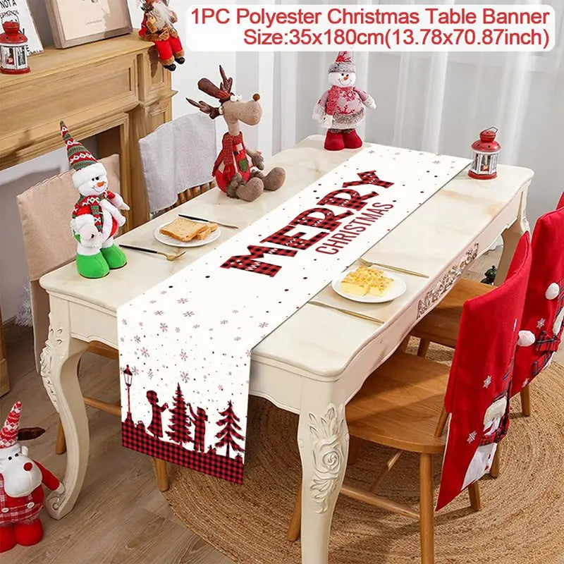 Christmas Table Runner – Festive Tablecloth & Home Decoration