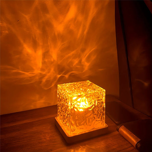 Dynamic Water Ripple Night Light – Create Mesmerizing Ambiance Anywhere!