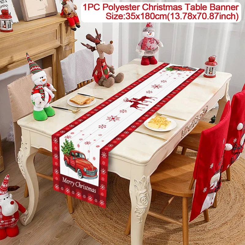 Christmas Table Runner – Festive Tablecloth & Home Decoration