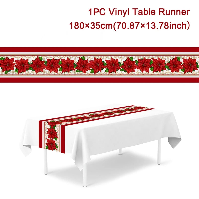 Christmas Table Runner – Festive Tablecloth & Home Decoration