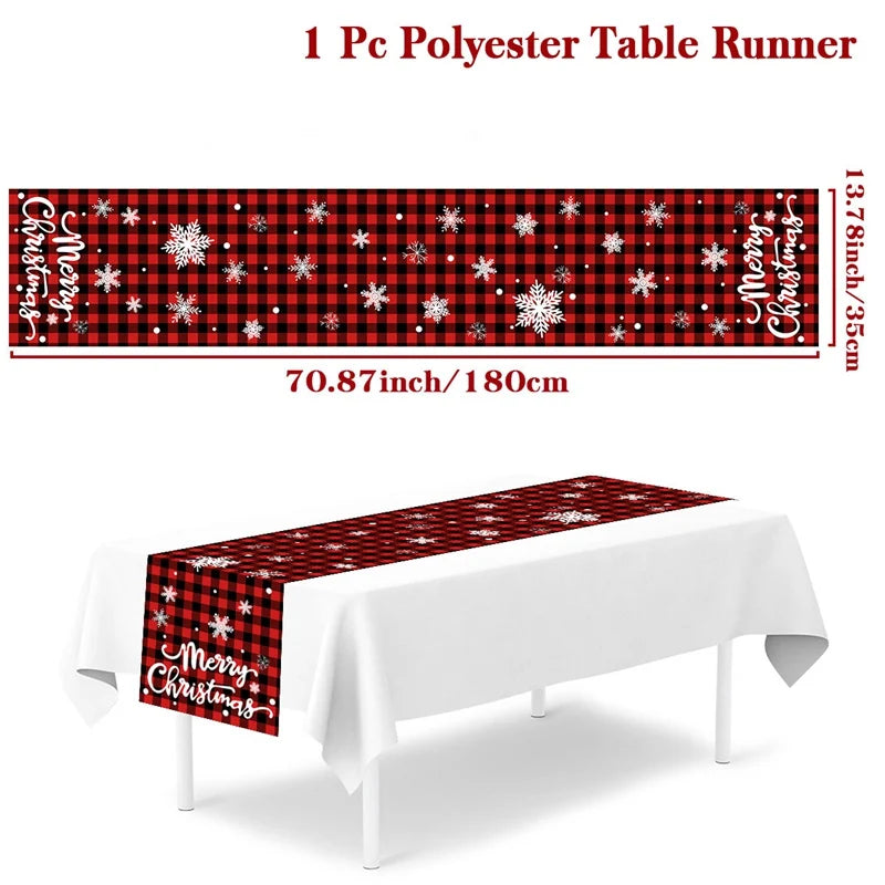 Christmas Table Runner – Festive Tablecloth & Home Decoration