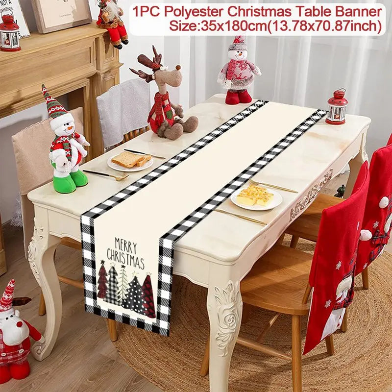 Christmas Table Runner – Festive Tablecloth & Home Decoration