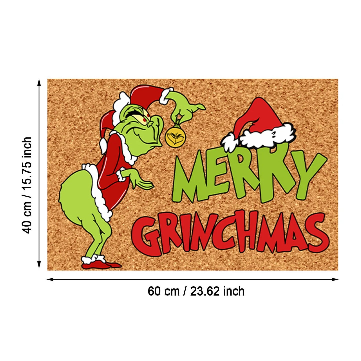 Christmas Welcome Door Mat – Funny, Non-Slip, and Durable Home Decor